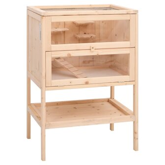 Hamsterkooi 55x40x80 cm massief vurenhout