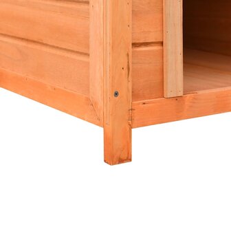 Hondenhok 72x85x82 cm massief grenen- en vurenhout
