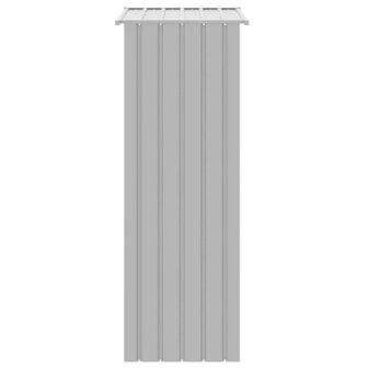 Vogelkooi 115x78x200 cm gegalvaniseerd staal grijs