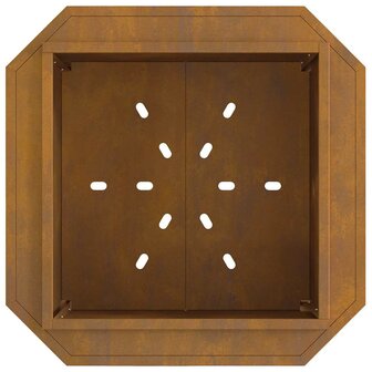 Vuurkorf Bruin 58 x 58 x 51 cm Cortenstaal