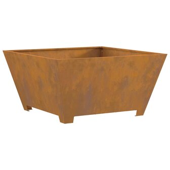 Vuurkorf Bruin 80 x 80 x 40 cm Cortenstaal
