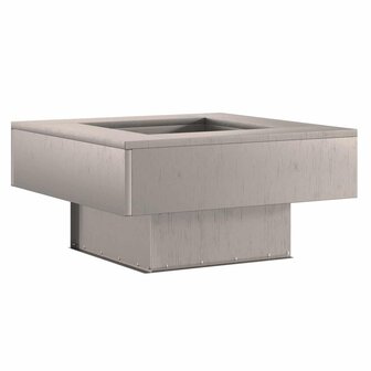 Vuurkorf Bruin 60 x 60 x 30 cm Cortenstaal