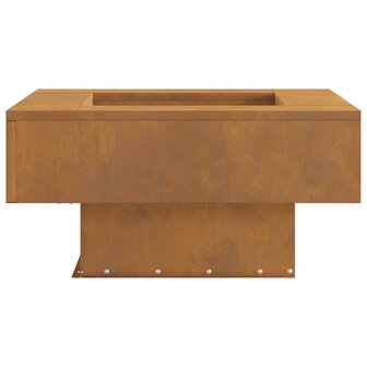 Vuurkorf Bruin 60 x 60 x 30 cm Cortenstaal