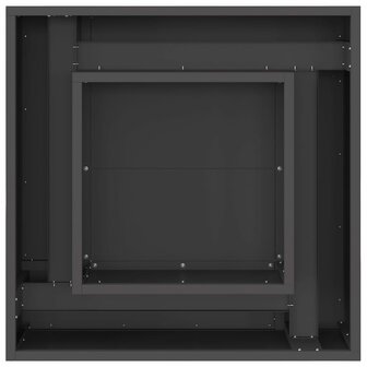 Vuurkorf Zwart 60 x 60 x 30 cm Koudgewalst staal