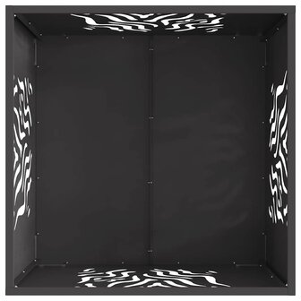 Vuurkorf Zwart 60 x 60 x 40 cm Koudgewalst staal