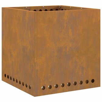 Vuurkorf Bruin 48 x 48 x 50 cm Cortenstaal