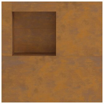 Vuurkorf Bruin 100 x 100 x 30 cm Cortenstaal