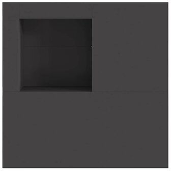 Vuurkorf Zwart 100 x 100 x 30 cm Koudgewalst staal