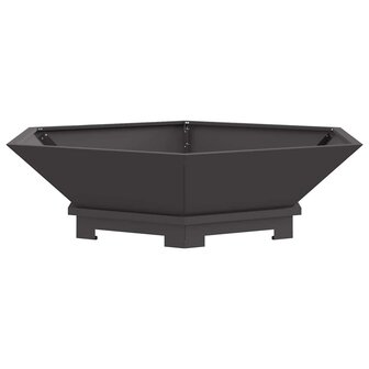 Vuurkorf Zwart 100 x 100 x 28 cm Koudgewalst staal