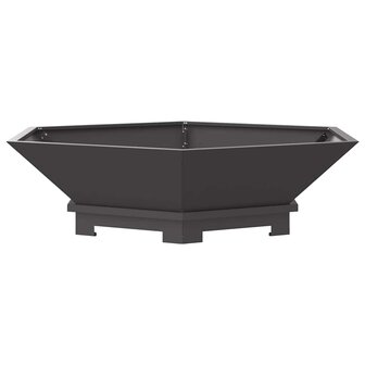 Vuurkorf Zwart 100 x 100 x 28 cm Koudgewalst staal