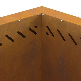 Vuurkorf Bruin 58 x 58 x 51 cm Cortenstaal
