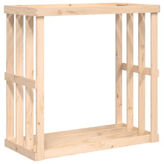 Houtblokhouder 108x52x106 cm massief grenenhout