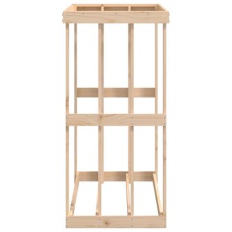 Houtblokhouder 108x52x106 cm massief grenenhout
