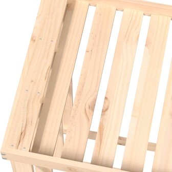Houtblokhouder 108x52x106 cm massief grenenhout