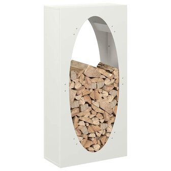 Brandhoutrek 50x23x100 cm koudgewalst staal wit