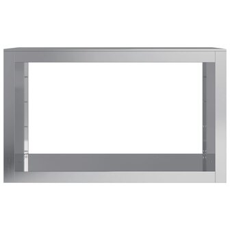 Haardhoutrek 100x40x60 cm gegalvaniseerd staal