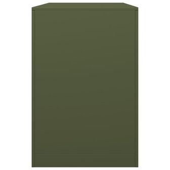 Haardhoutrek 100x40x60 cm staal groen