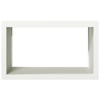 Haardhoutrek 100x40x60 cm staal wit