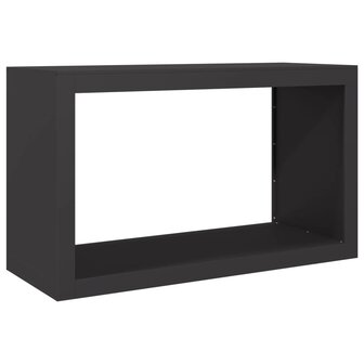 Haardhoutrek 100x40x60 cm staal zwart