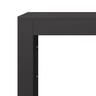 Haardhoutrek 100x40x60 cm staal zwart