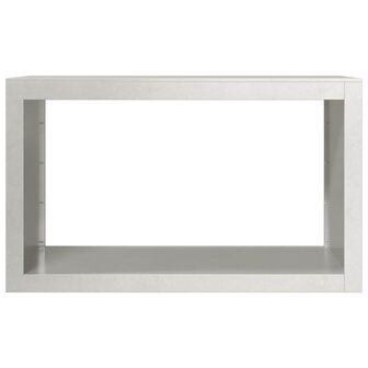 Haardhoutrek 100x40x60 cm roestvrij staal