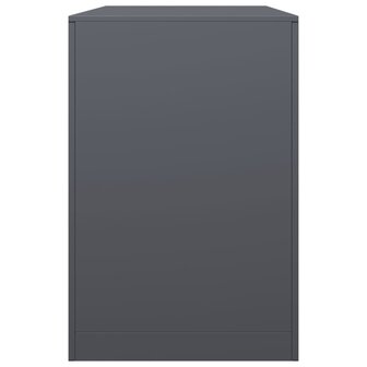 Haardhoutrek 100x40x60 cm staal antracietkleurig