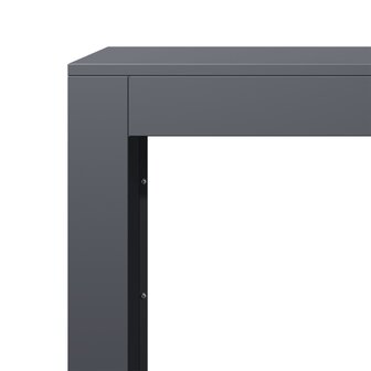 Haardhoutrek 60x40x100 cm staal antracietkleurig