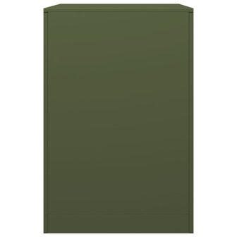 Haardhoutrek 60x40x60 cm staal groen