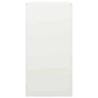 Haardhoutrek 60x40x80 cm staal wit