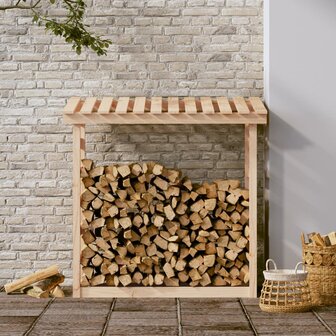 Haardhoutrek 108x64,5x110 cm massief grenenhout