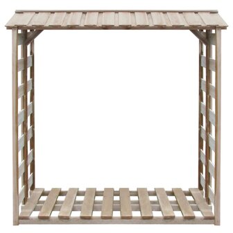 Haardhoutopslag 150x90x176 cm ge&iuml;mpregneerd grenenhout