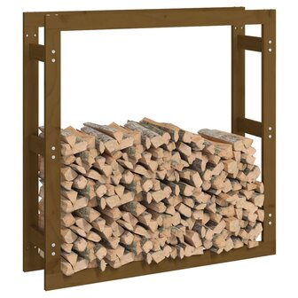 Haardhoutrek 100x25x100 cm massief grenenhout honingbruin