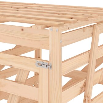 Containerberging viervoudig massief grenenhout
