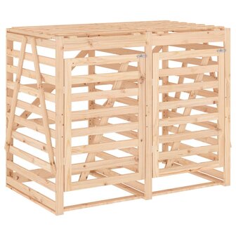 Containerberging dubbel massief grenenhout