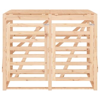 Containerberging dubbel massief grenenhout