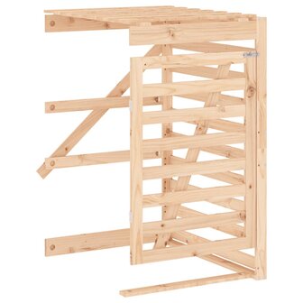 Containerberging dubbel massief grenenhout