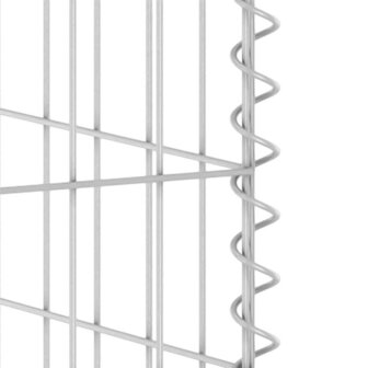 Schanskorf voor container 110x100x110 cm gegalvaniseerd staal