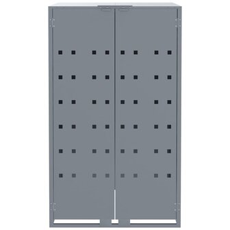 Containerberging voor 3 containers 207x79x117 cm staal grijs