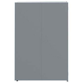 Containerberging voor 2 containers 138x79x117 cm staal grijs