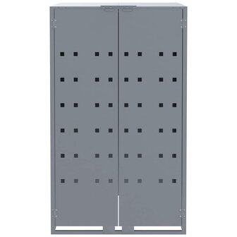 Containerberging voor 6 containers 414x79x117 cm staal grijs