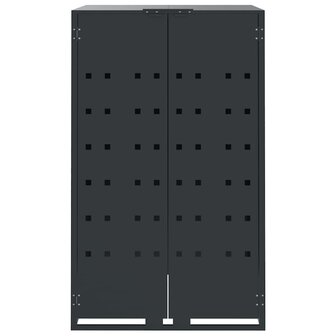 Containerberging 4 containers 276x79x117 cm staal antraciet