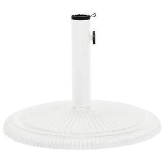 Parasolvoet 45x45x30 cm gietijzer wit