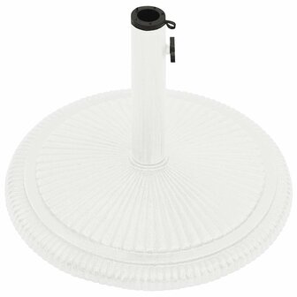 Parasolvoet 45x45x30 cm gietijzer wit