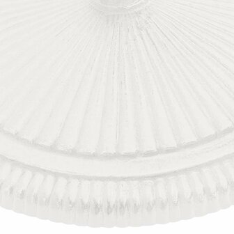 Parasolvoet 45x45x30 cm gietijzer wit