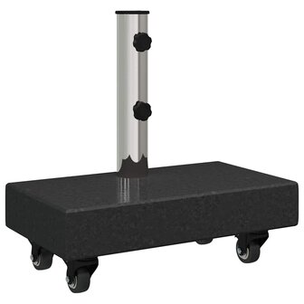 Parasolvoet Zwart 45 x 25 x 45 cm Graniet, staal