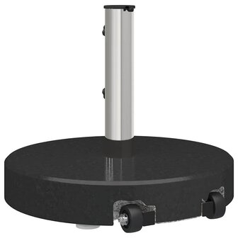Parasolvoet Zwart 45 x 45 x 37.5 cm Graniet