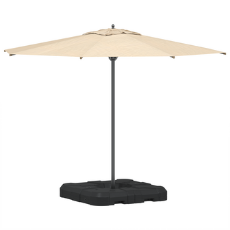 Paraplu Basis Set 2 pcs Zwart 88.5 x 88.5 x 12 cm Kunststof
