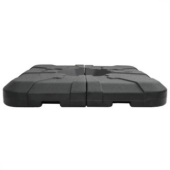 Paraplu Basis Set 2 pcs Zwart 88.5 x 88.5 x 12 cm Kunststof