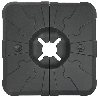 Paraplu Basis Set 2 pcs Zwart 88.5 x 88.5 x 12 cm Kunststof