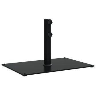 Parasolvoet voor stokken van &Oslash;32/38/48 mm 15 kg rechthoekig